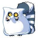 👻-Tailor the Lemur, Telegram Sticker