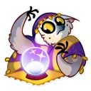 🔮-Tailor the Lemur, Telegram Sticker