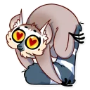 😍-Tailor the Lemur, Telegram Sticker