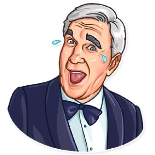 😂-Leslie Nielsen, Telegram Sticker