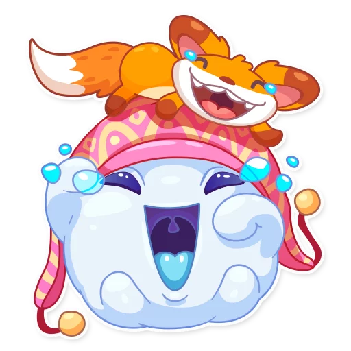 Let it snow, telegram sticker