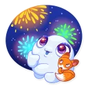 🎆-Let it snow, Telegram Sticker