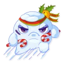 😡-Let it snow, Telegram Sticker