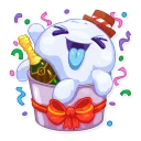 😝-Let it snow, Telegram Sticker