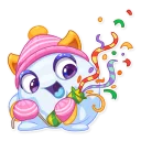 😺-Let it snow, Telegram Sticker