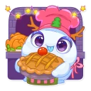 😋-Let it snow, Telegram Sticker