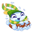 🏂-Let it snow, Telegram Sticker