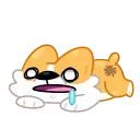 🤕-Corgi Life, Telegram Sticker