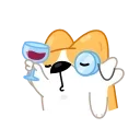 🧐-Corgi Life, Telegram Sticker