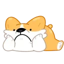 🙁-Corgi Life, Telegram Sticker