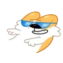 😎-Corgi Life, Telegram Sticker