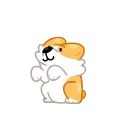 😘-Corgi Life, Telegram Sticker