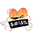 🤬-Corgi Life, Telegram Sticker
