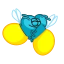 🤗-Lightning Bud, Telegram Sticker