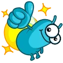 👍-Lightning Bud, Telegram Sticker