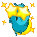 🤩-Lightning Bud, Telegram Sticker