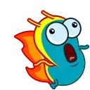 😦-Lightning Bud, Telegram Sticker