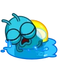 😭-Lightning Bud, Telegram Sticker