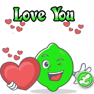 ❤️-LimeWallet, Telegram Sticker