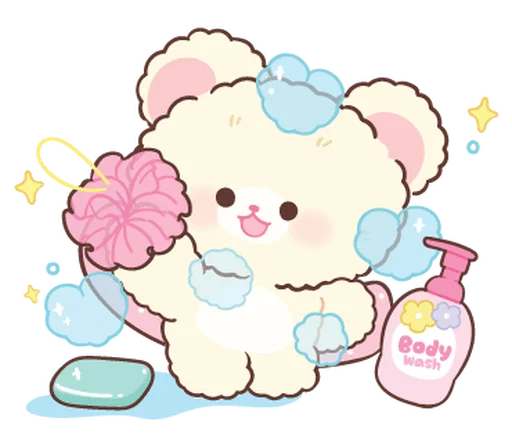 Snow bear : no word @deazzle, telegram sticker
