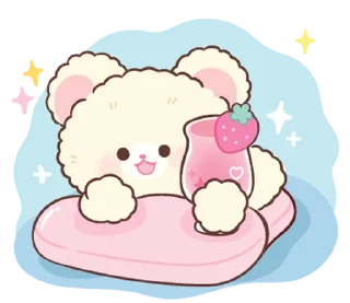 ⭐-Snow bear : no word @deazzle, Telegram Sticker