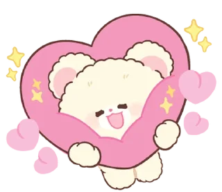 ⭐-Snow bear : no word @deazzle, Telegram Sticker