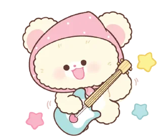 ⭐-Snow bear : no word @deazzle, Telegram Sticker