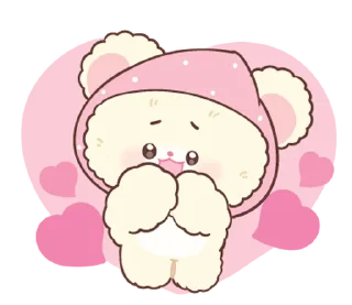 ⭐-Snow bear : no word @deazzle, Telegram Sticker