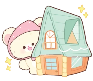 ⭐-Snow bear : no word @deazzle, Telegram Sticker