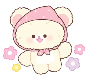 ⭐-Snow bear : no word @deazzle, Telegram Sticker