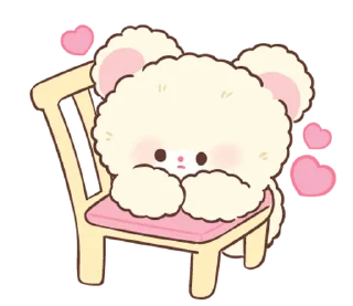 ⭐-Snow bear : no word @deazzle, Telegram Sticker