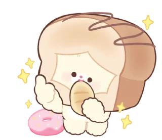 ⭐-Snow bear : no word @deazzle, Telegram Sticker