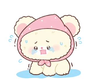 ⭐-Snow bear : no word @deazzle, Telegram Sticker