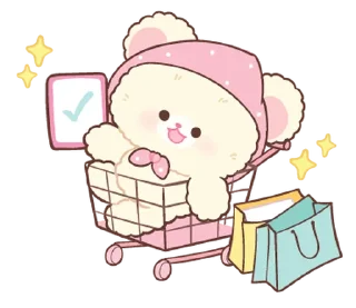 ⭐-Snow bear : no word @deazzle, Telegram Sticker