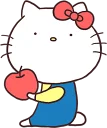 🍎-Hello Kitty, Telegram Sticker