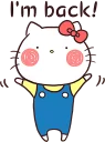 👐-Hello Kitty, Telegram Sticker