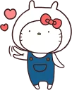 👋-Hello Kitty, Telegram Sticker