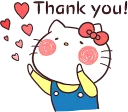 🙏-Hello Kitty, Telegram Sticker