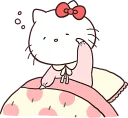 💤-Hello Kitty, Telegram Sticker