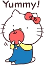 🍎-Hello Kitty, Telegram Sticker