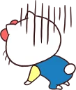 😨-Hello Kitty, Telegram Sticker