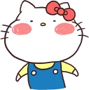 😕-Hello Kitty, Telegram Sticker