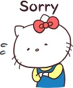 🙏-Hello Kitty, Telegram Sticker