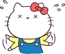 😵-Hello Kitty, Telegram Sticker