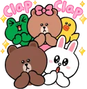 👏-Cute and Soft, Telegram Sticker