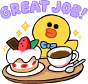 👍-Cute and Soft, Telegram Sticker