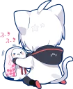 🤗-Mafumafu Sticker (cat) :: @line_stickers, Telegram Sticker