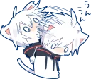👍-Mafumafu Sticker (cat) :: @line_stickers, Telegram Sticker