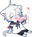 ☀️-Mafumafu Sticker (cat) :: @line_stickers, Telegram Sticker