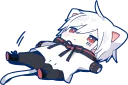 😕-Mafumafu Sticker (cat) :: @line_stickers, Telegram Sticker